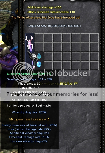 Mu online jewel of harmony best options